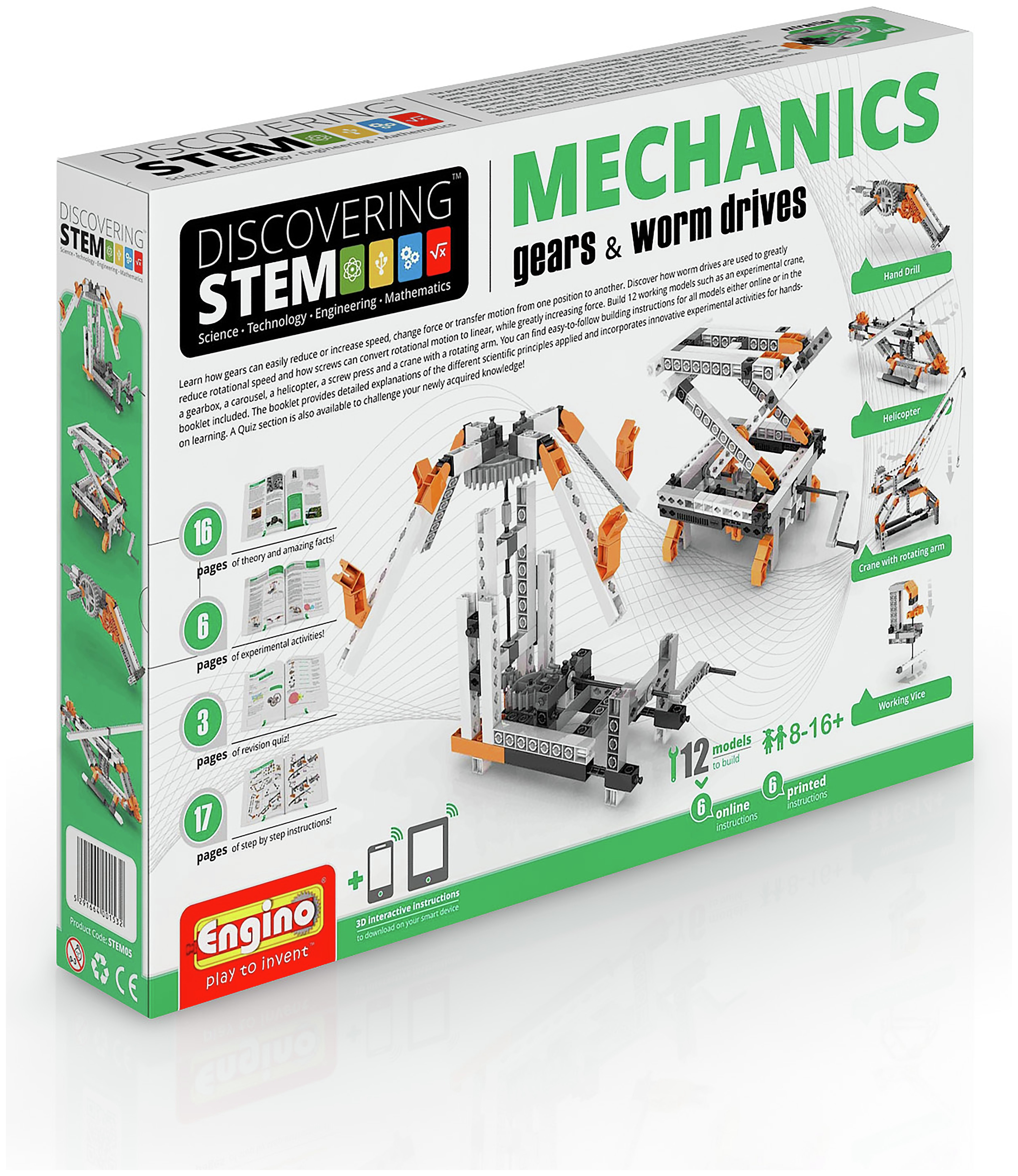 Engino Discovering STEM Mechanics Gears & Work Drives Kit. Reviews