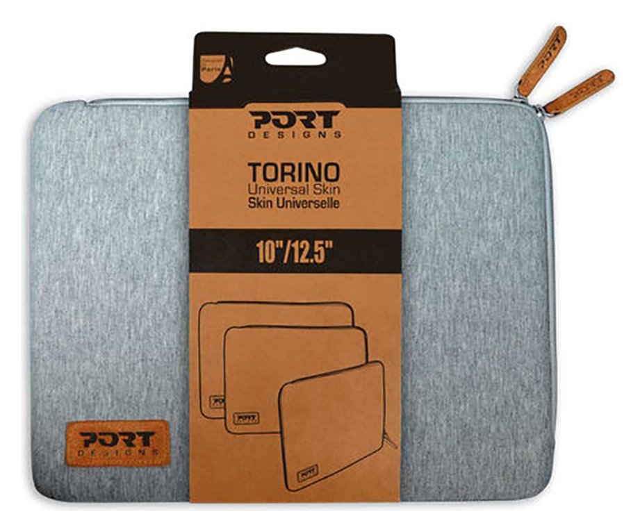 Port Designs Torino 10-12.5 Inch Laptop Sleeve - Grey