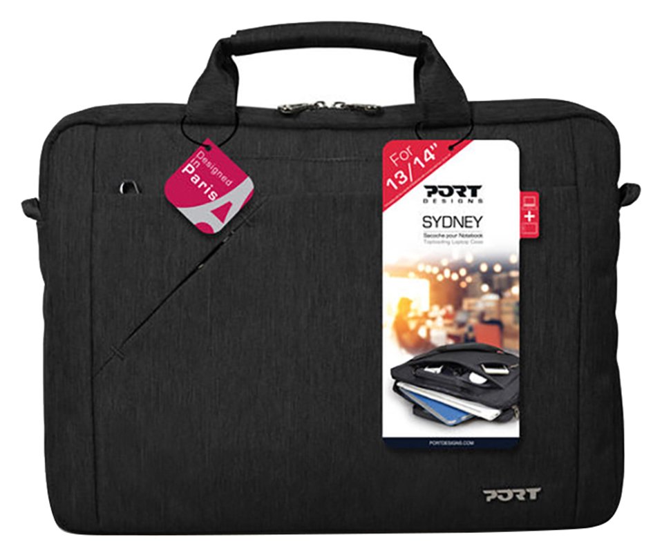 Port Designs Sydney 13.3-14 Inch Laptop Bag - Black