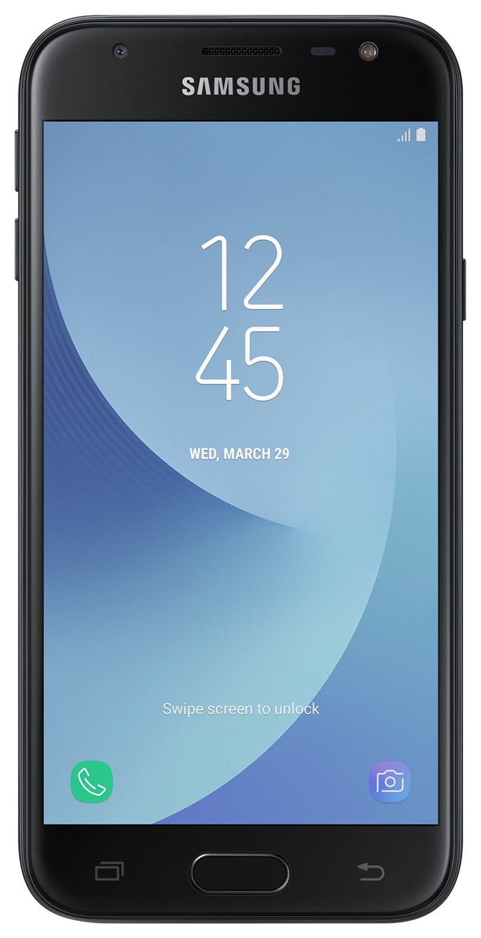 SIM Free Samsung Galaxy J3 2017 16GB Mobile Phone - Black