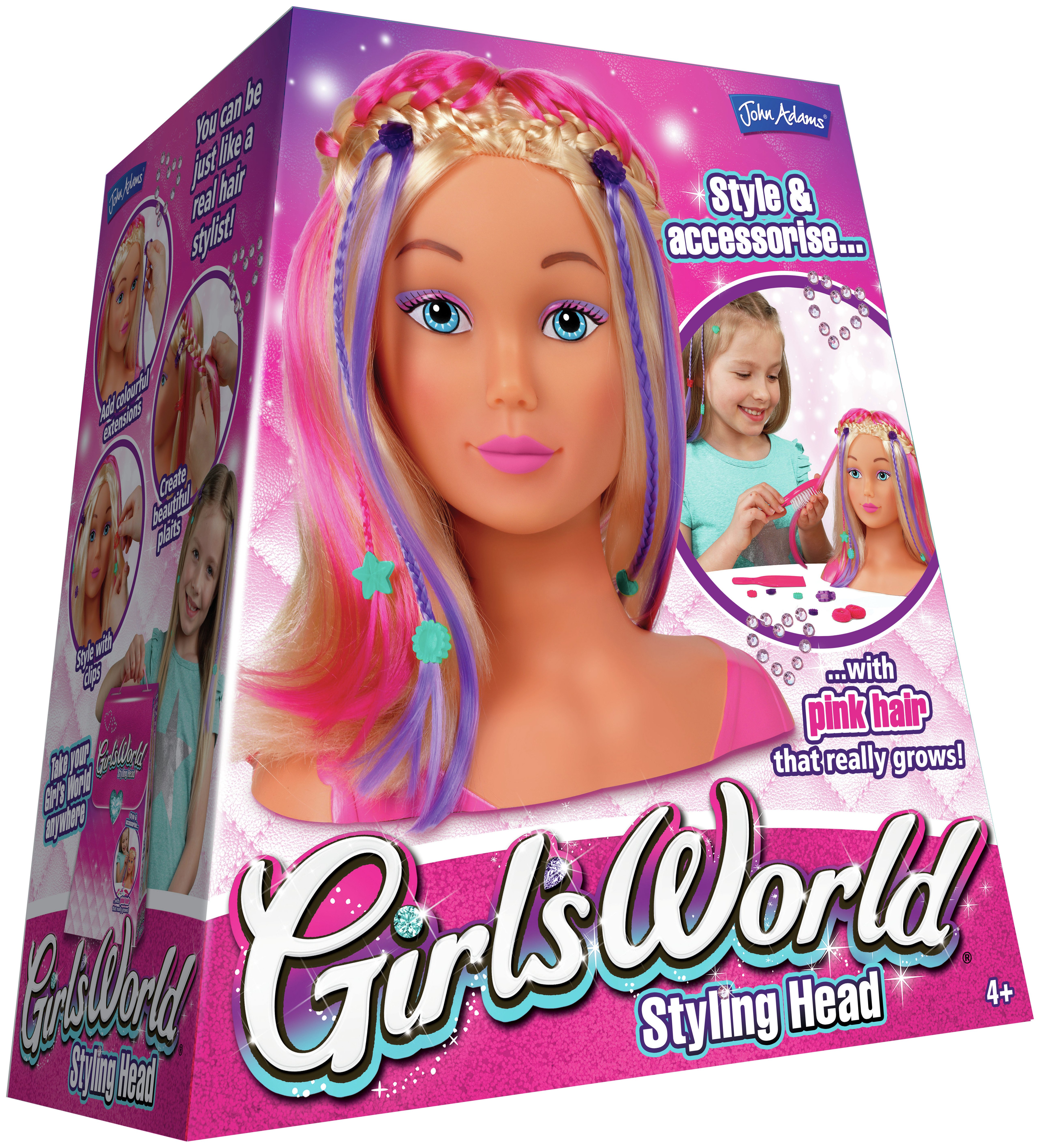 Girls world dolls head
