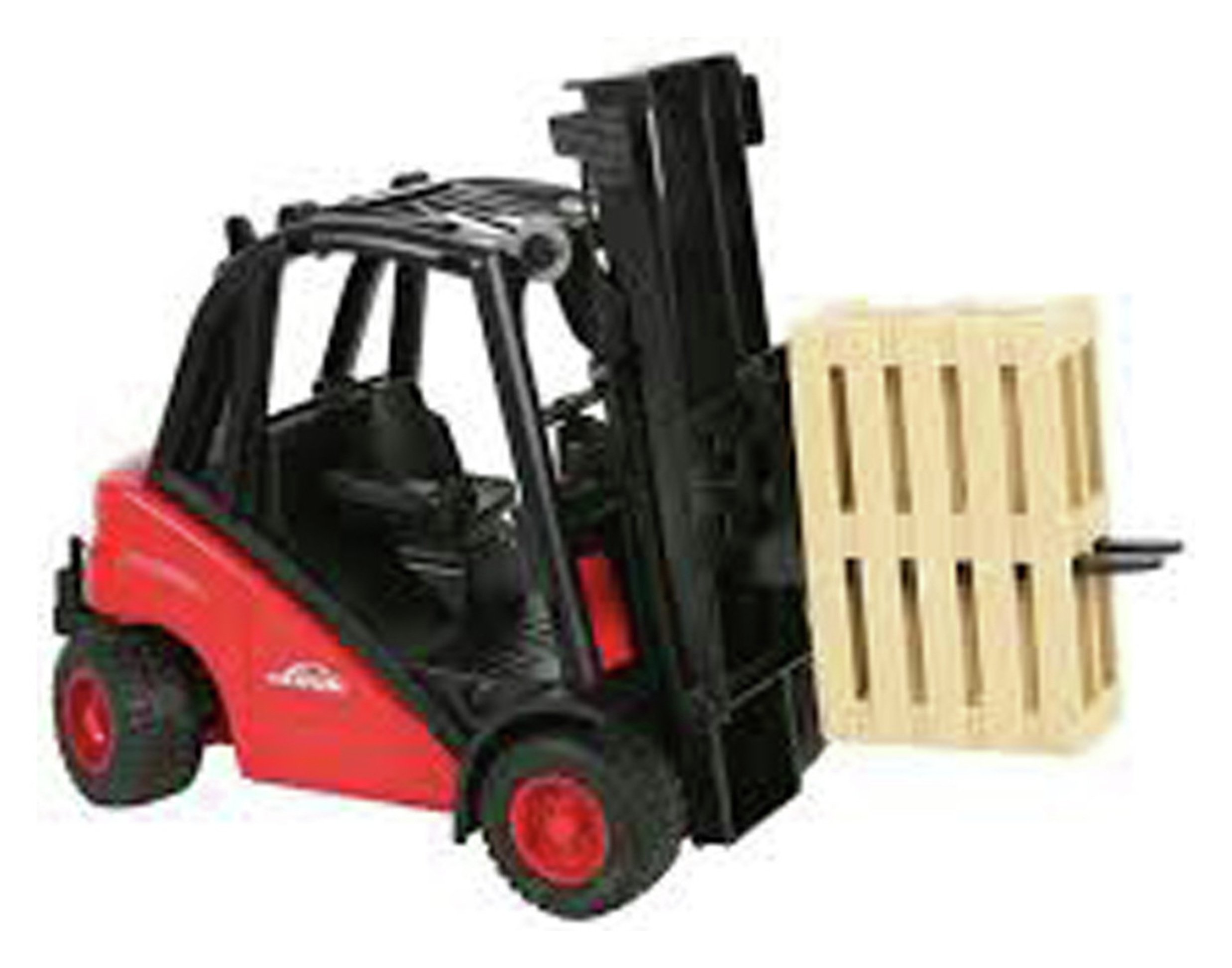Bruder Linde H30D Forklift with 2 Pallets