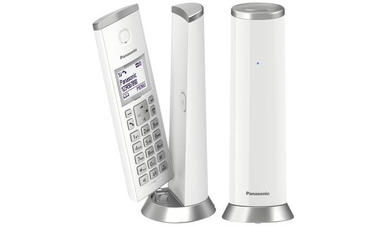 Buy Panasonic KX-TGK222EW Cordless Telephone Dect-White Twin, Telephones