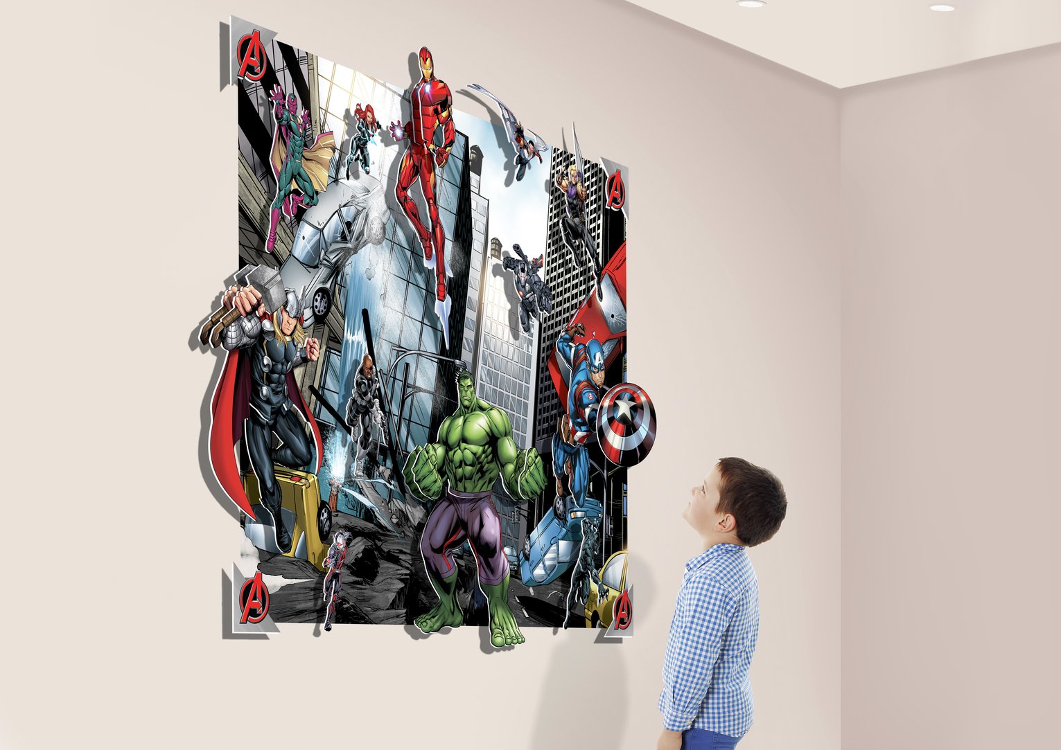 Walltastic 3D Avengers Wall Mural