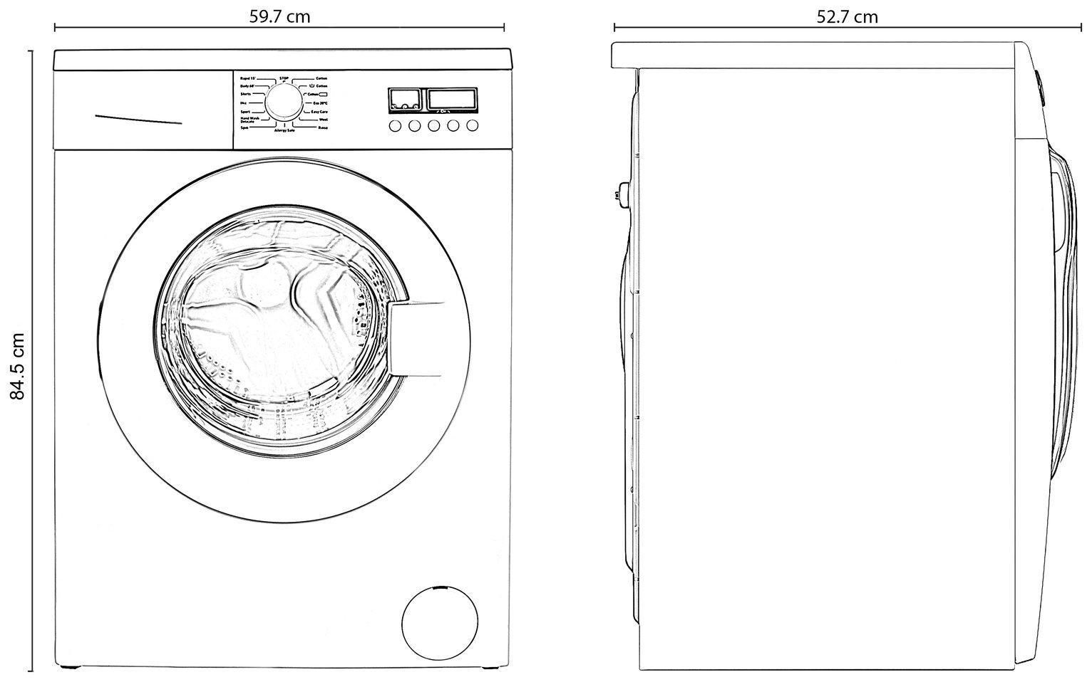 Bush WMDF714B 7KG 1400 Spin Washing Machine Reviews