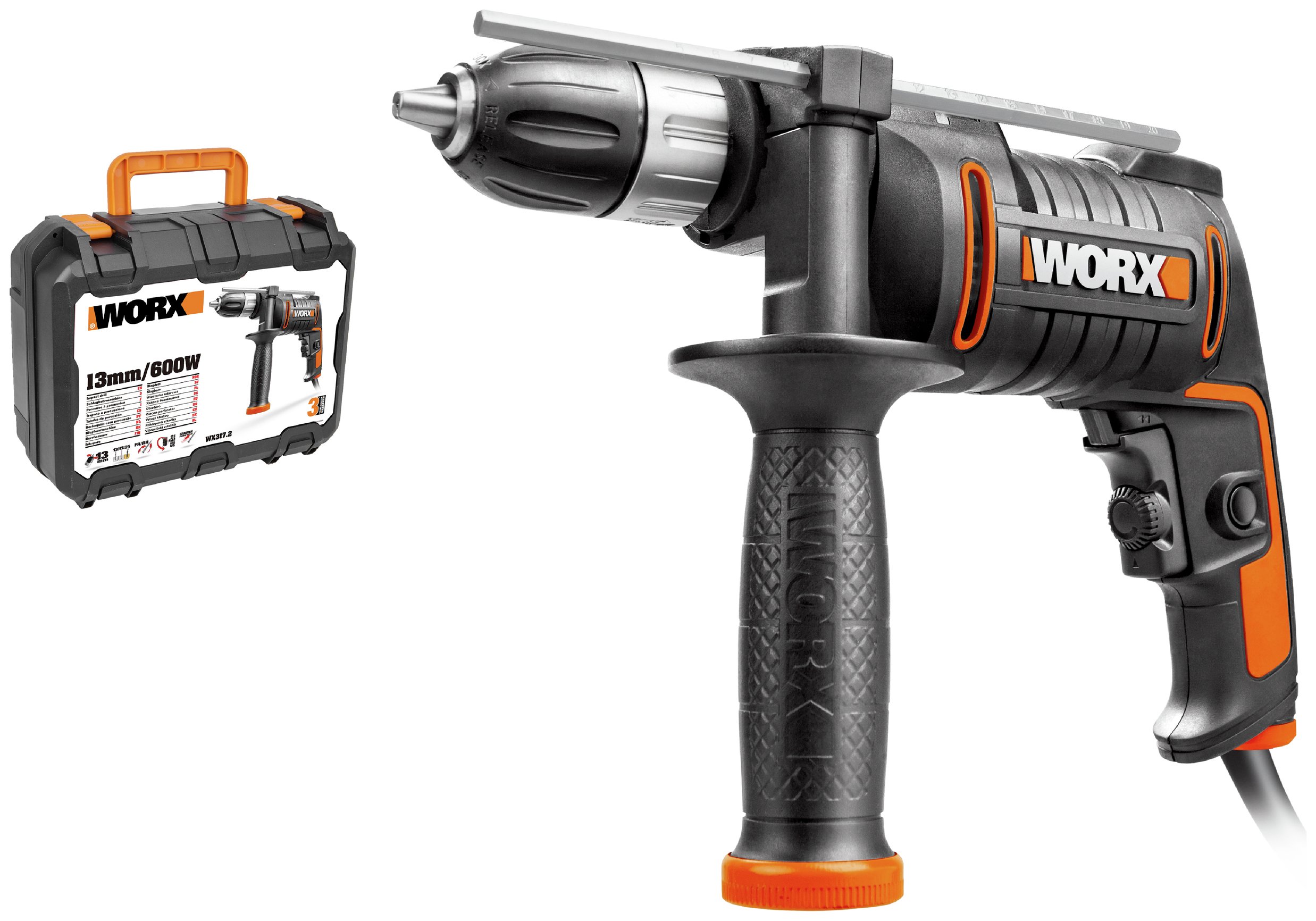 WORX Corded Drill - 600W