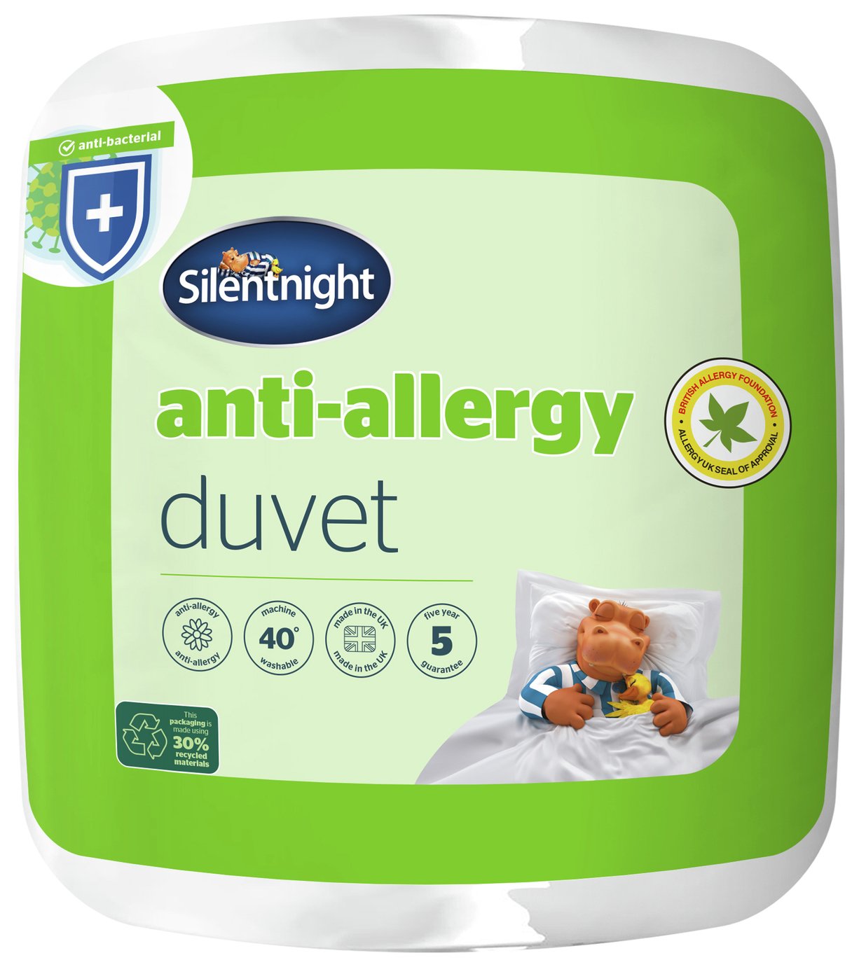 Silentnight Anti Allergy 13 5 Tog Duvet Kingsize 7479964
