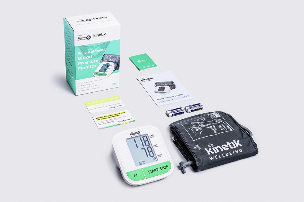 Kinetik Wellbeing Fully Automatic Blood Pressure Monitor Review