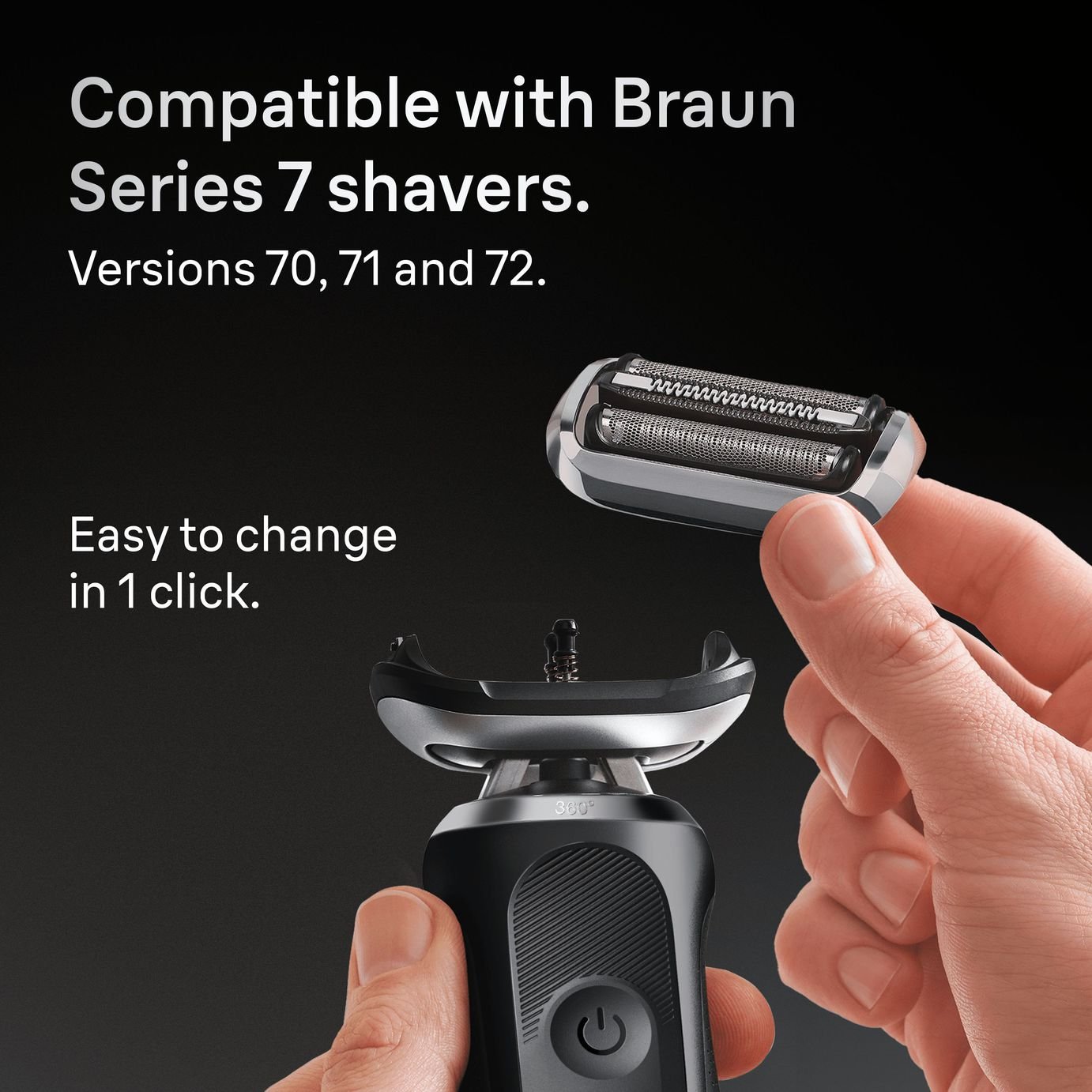Buy Braun Series 7 Shaver Head 74S | Shaving accessories | Argos