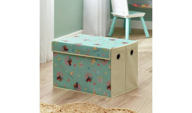 Disney Moana Fabric Storage Toy Box - Pale Blue
