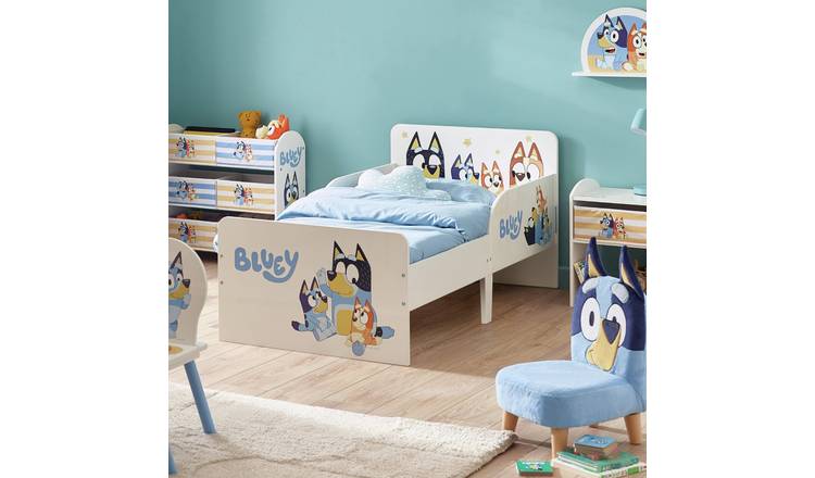 Bluey Single Toddler Bed - White