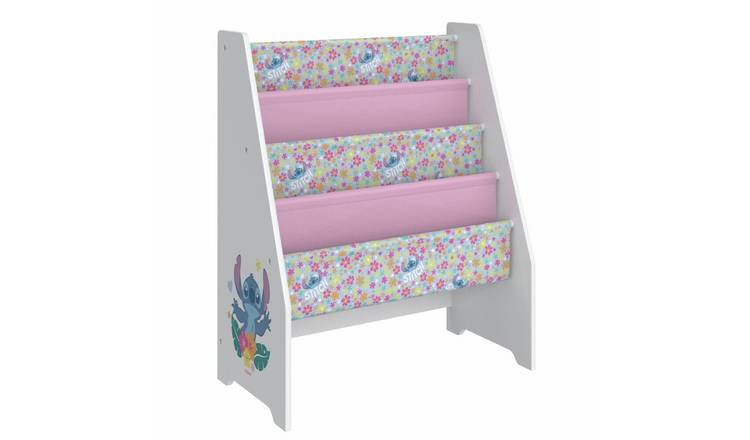 Disney Stich Storage Bookcase - White and Pink