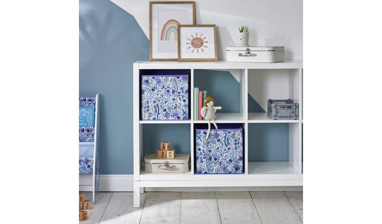 Disney Frozen Set of 2 Storage Box - Purple and Blue