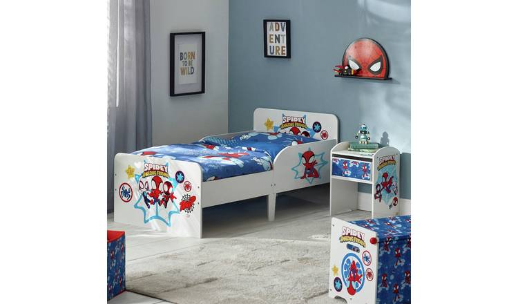 Marvel Spider and Friends Toddler Bed - White