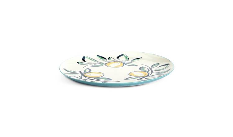 Habitat Stoneware Serving Platter - White