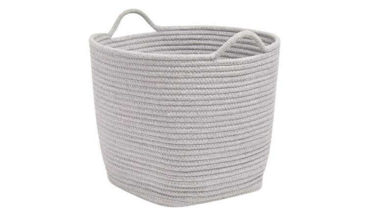 Great Little Trading Company Rope Storage Basket - Grey