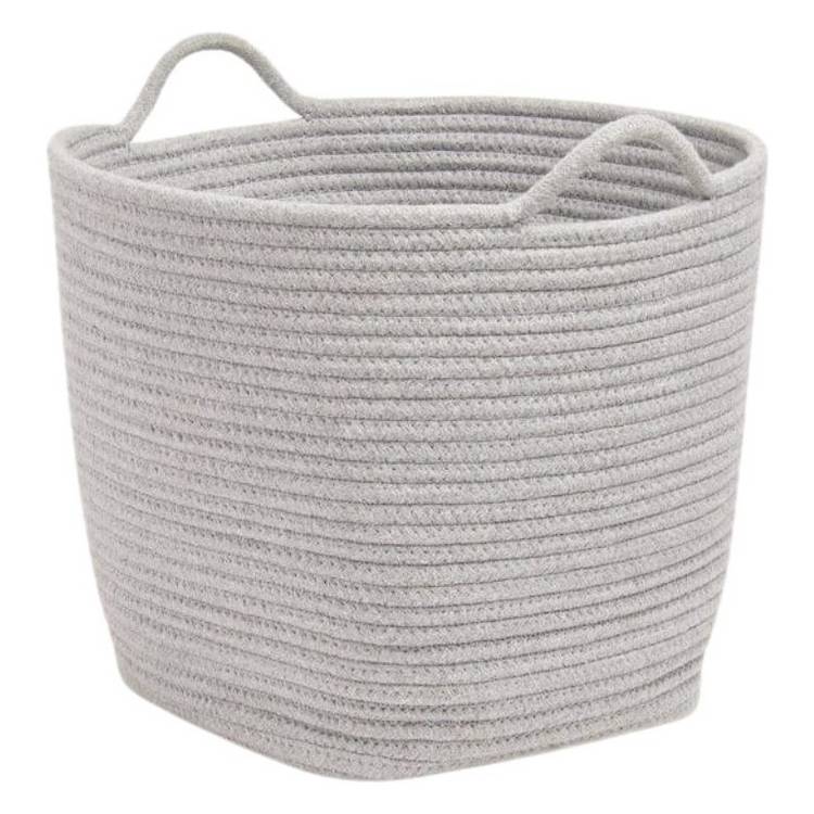 Great Little Trading Company Rope Storage Basket - Grey 0