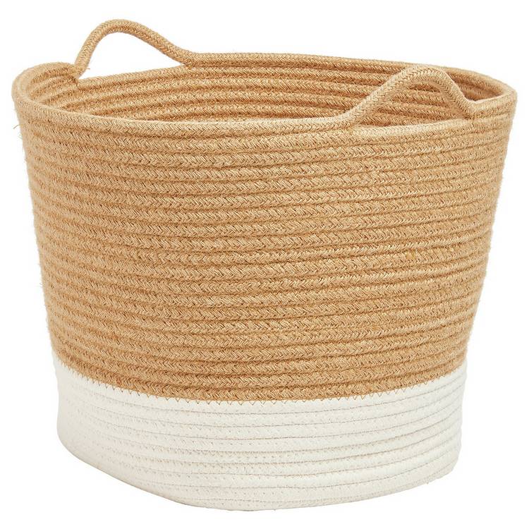 Great Little Trading Company Rope Storage Basket - Natural 0