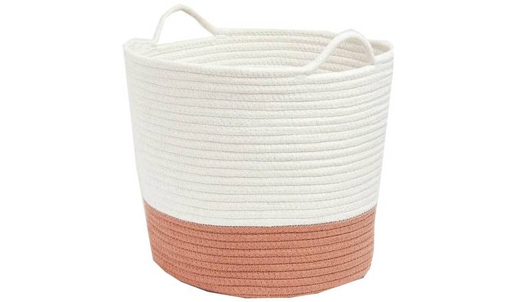 Great Little Trading Company Rope Storage Basket - Tracotta