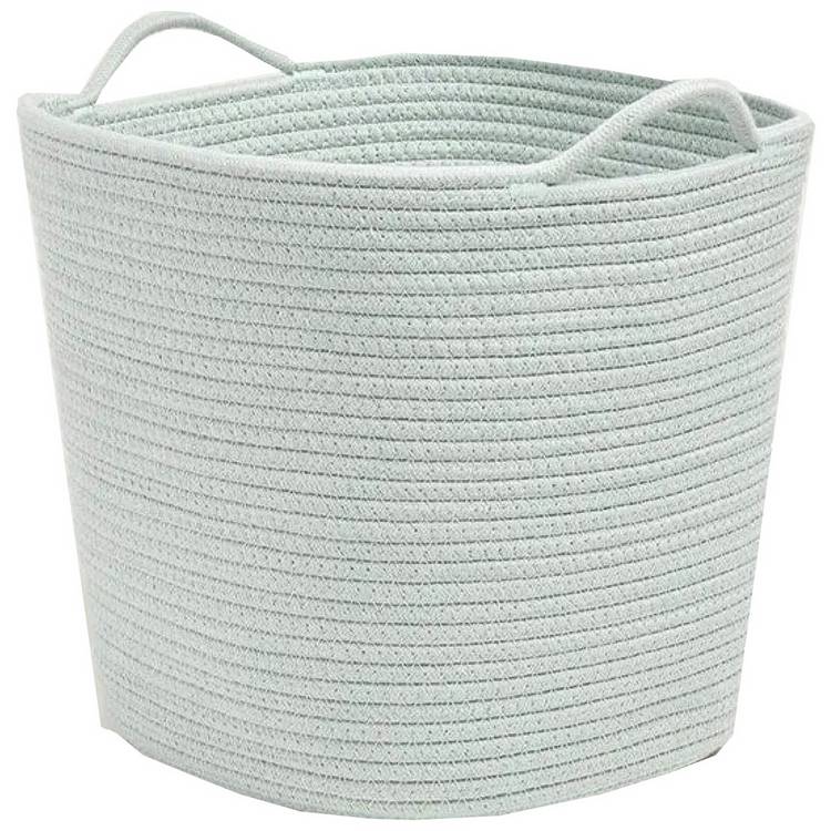 Great Little Trading Company Rope Storage Basket-Sage Green 0