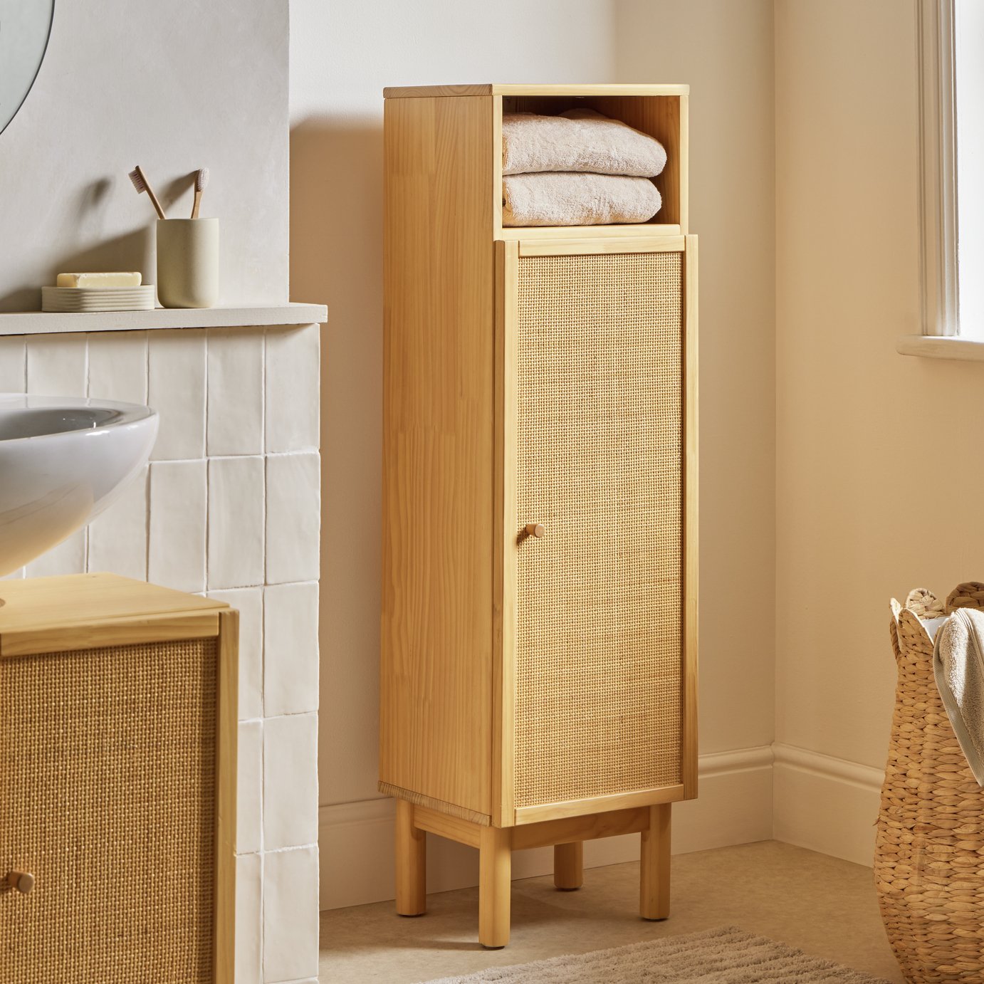 Simone Single Unit Oak