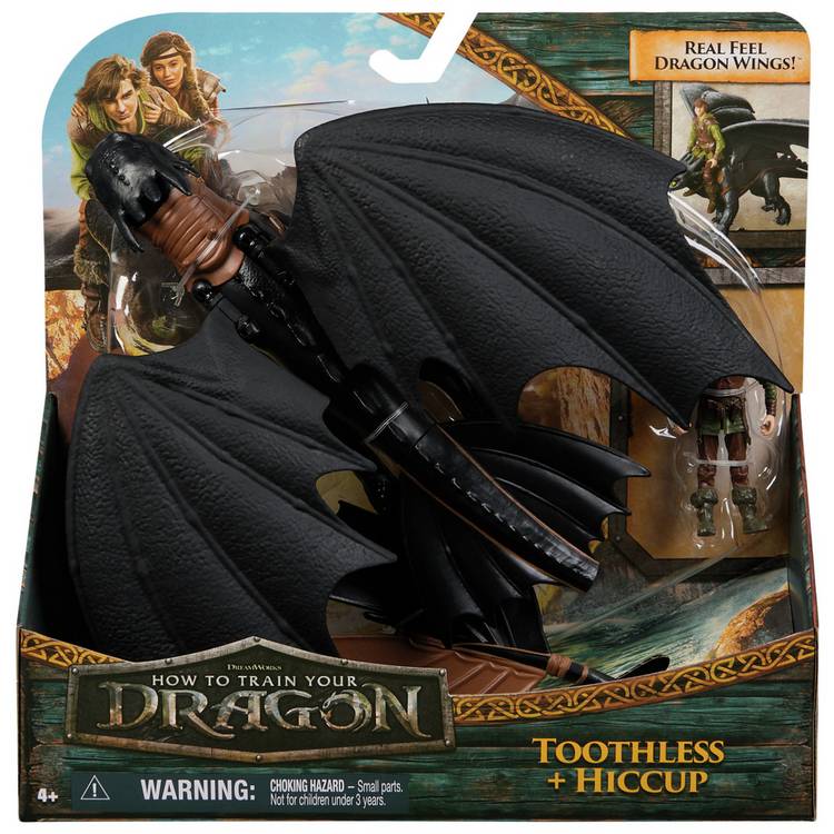 How To Train Your Dragon Toothless & Hiccup Figure Set   0