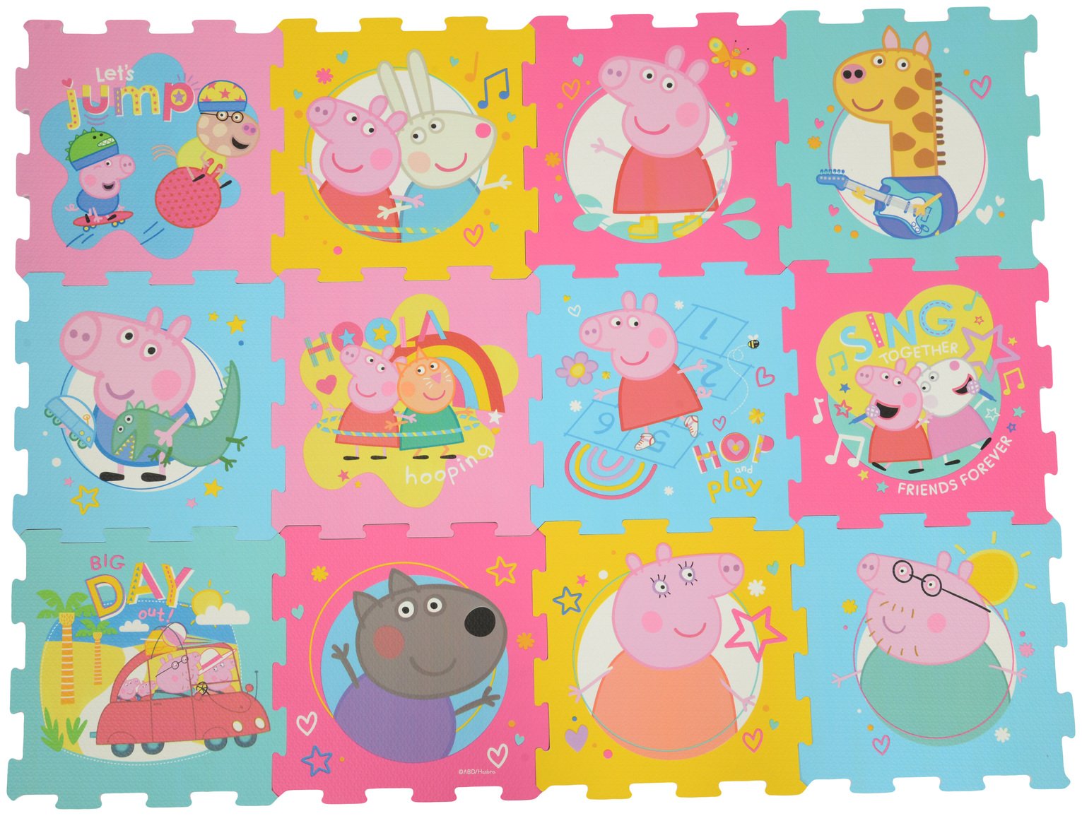 Peppa Pig 12 Piece Eva Play Mat