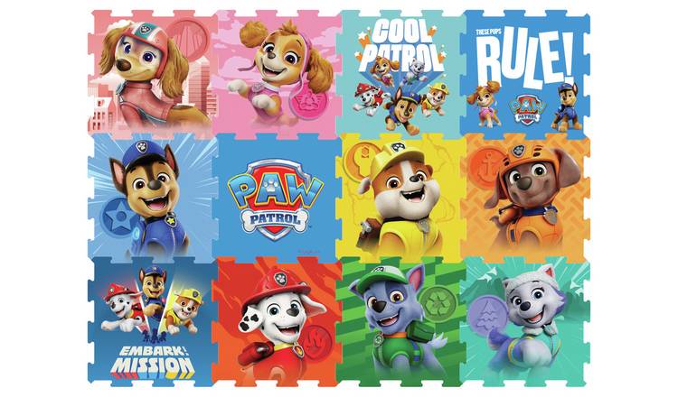Paw Patrol 12 Piece Eva Play Mat
