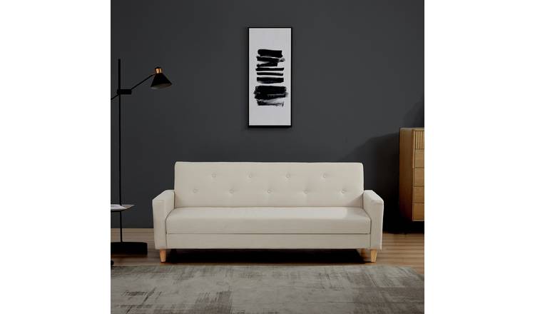 Habitat Brooks Fabric Clic Clac Sofa Bed - Natural