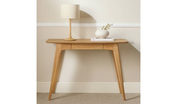Habitat Fenly Console Desk - Oak