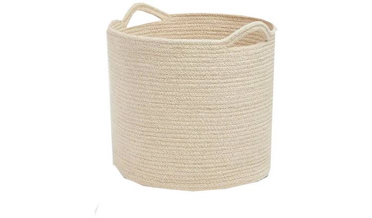 Great Little Trading Company Rope Storage Basket - Ivory