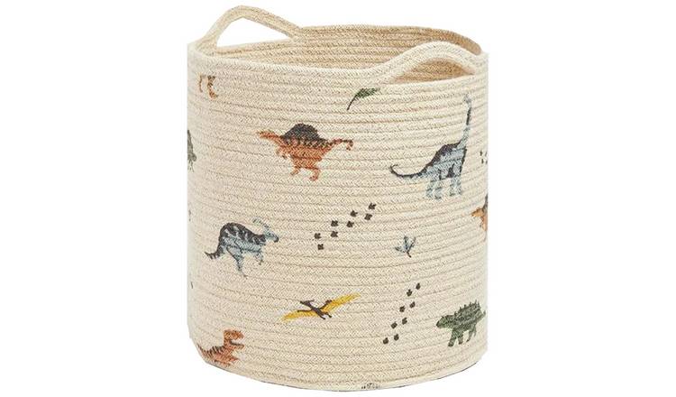 Great Little Trading Company Rope Storage Basket - Dinosaur
