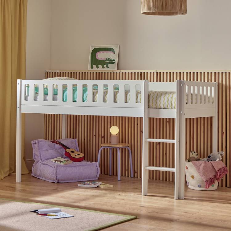 Habitat Kids Ronnie Single Midsleeper Bed - White 0