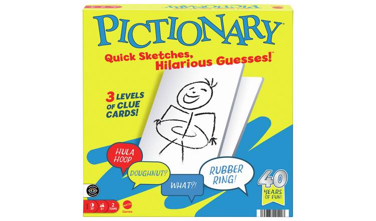 Pictionary Family Board Game for Kids & Adults 