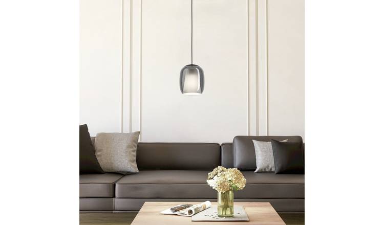 EGLO Ciampino Steel Pendant Light - Black & Grey