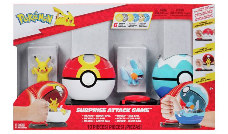 Pokémon Surprise Attack Game - Pikachu and Mudkip