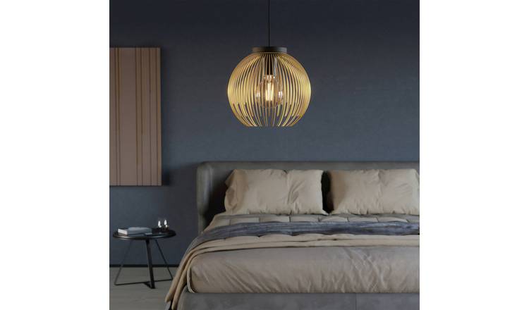 EGLO Venezuela Steel Pendant Light - Black & Gold