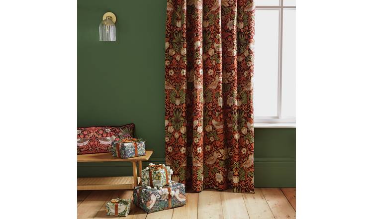 Habitat x Morris & Co. Strawberry Thief Curtain - 137x117cm