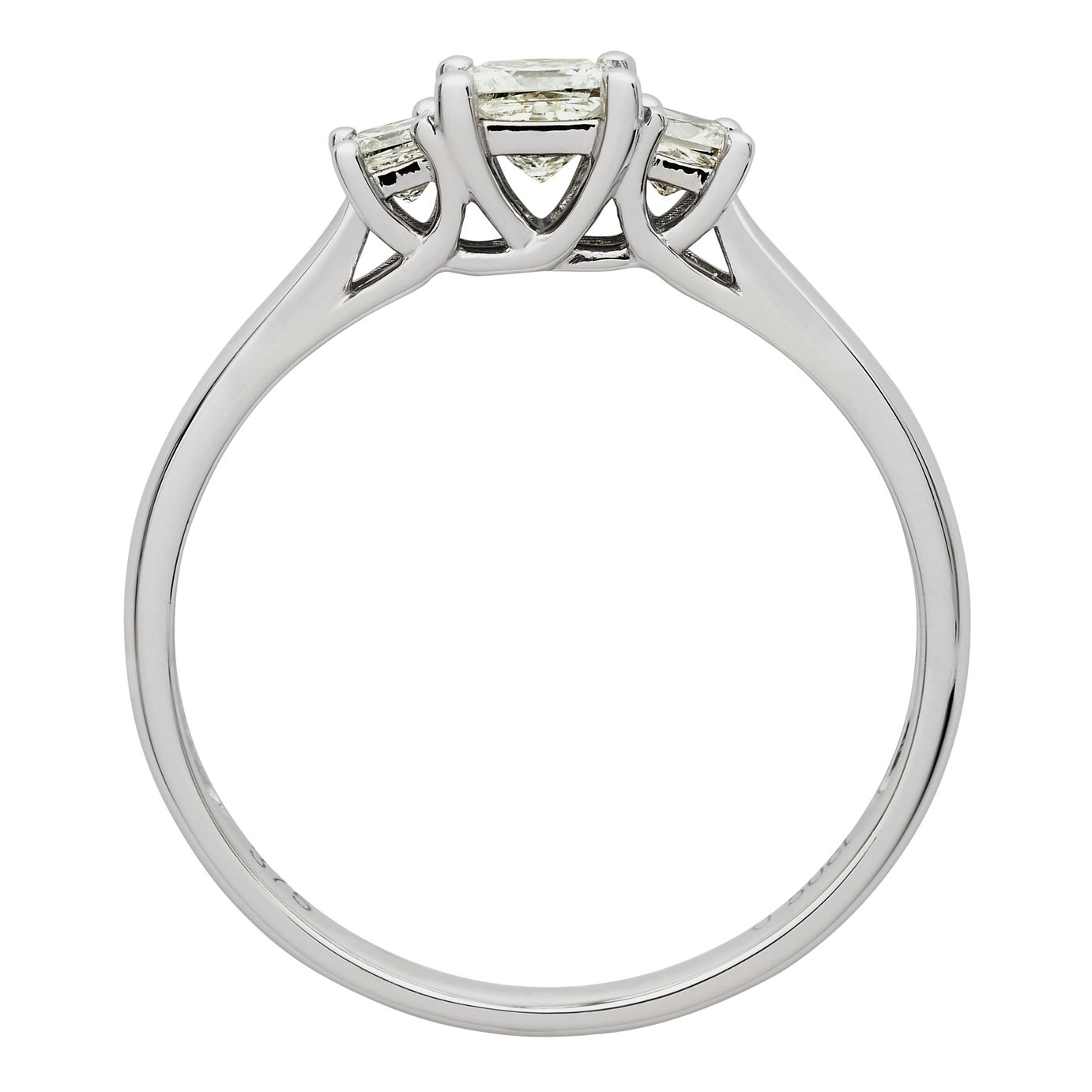 Revere 9ct White Gold 0.25ct tw Diamond Trilogy Ring Review