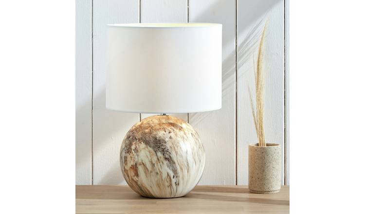 Pacific Viejo Ceramic Stone Effect Table Lamp - Natural