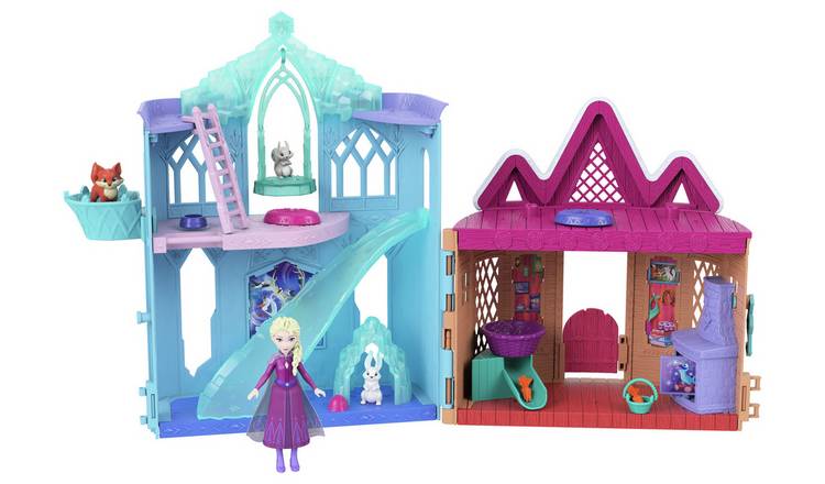 Disney Frozen Winter Animal Fun Playset with Elsa Small Doll