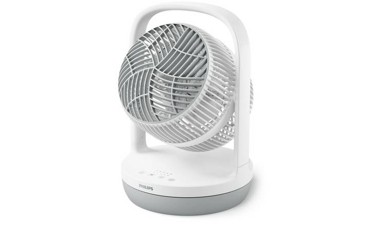 Philips 2000 Series White & Grey Desk Fan - 8 Inch