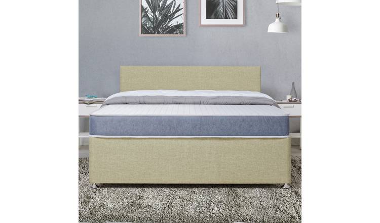 Argos Home Devon Double 2 Drawer Divan Bed - Natural