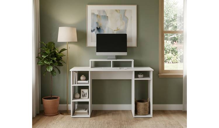 Argos Home Gaming Desk - White
