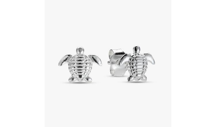 Revere Sterling Silver Turtle Stud Earrings