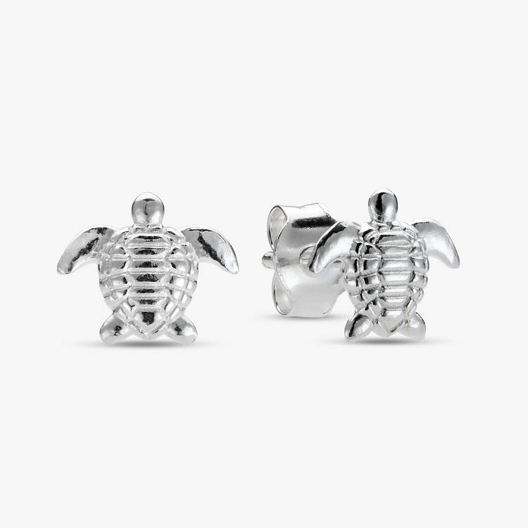 Revere Sterling Silver Turtle Stud Earrings 0