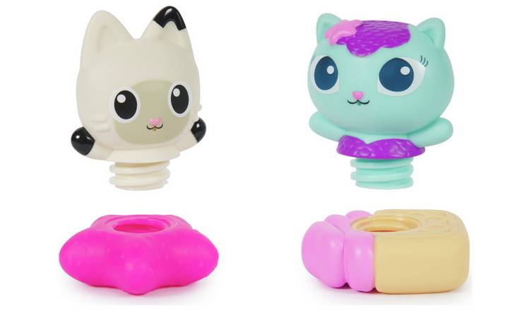 Gabby's Dollhouse Cat Bath Squirter Figures