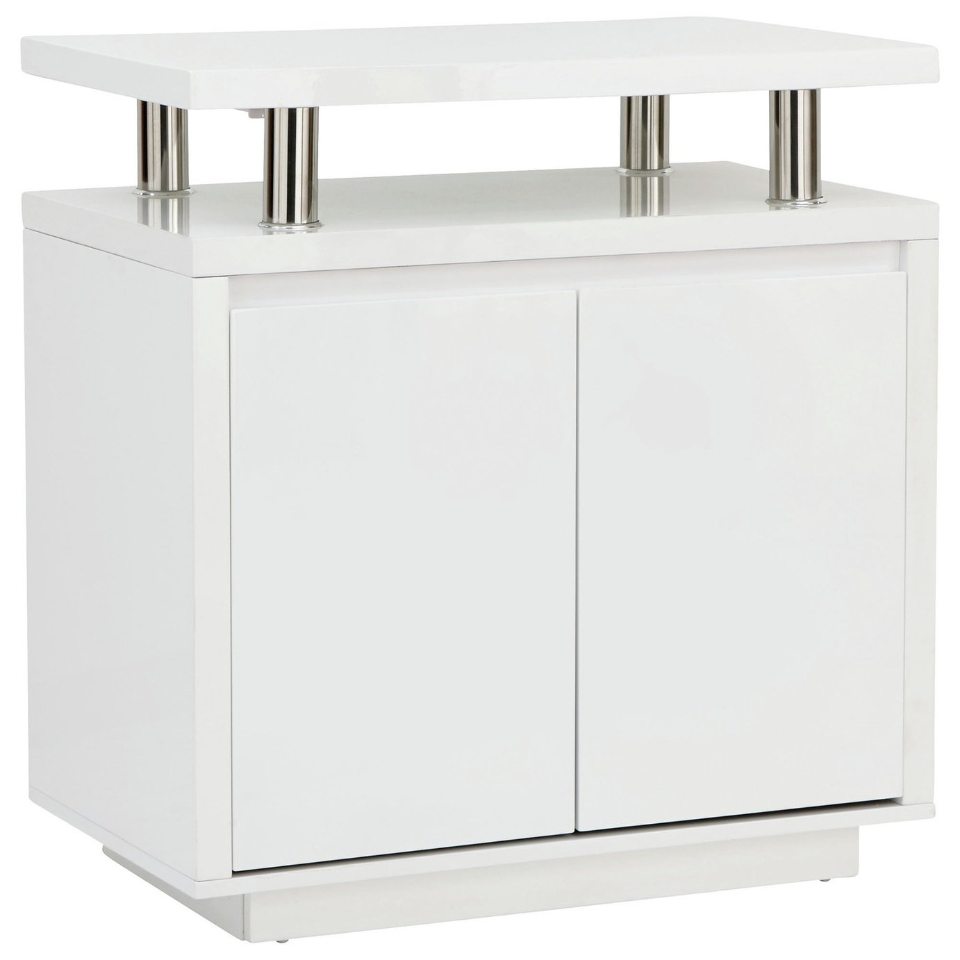 Polar 2 Door Sideboard - White Gloss