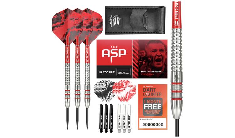 Target Nathan Aspinall 22g 80% Tungsten Steel Tip Darts Set