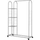Buy Argos Home Clothes Rail with Shelves - Silver | Clothes rails and ...